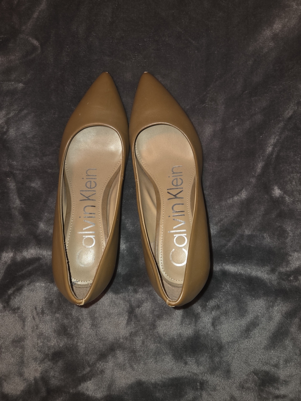 Calvin Klein Women's Brown Pointed-Toe Pumps